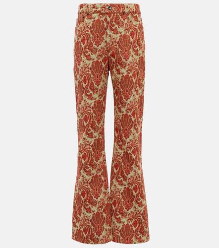 Jacquard high-rise flared pants - Rabanne - Modalova