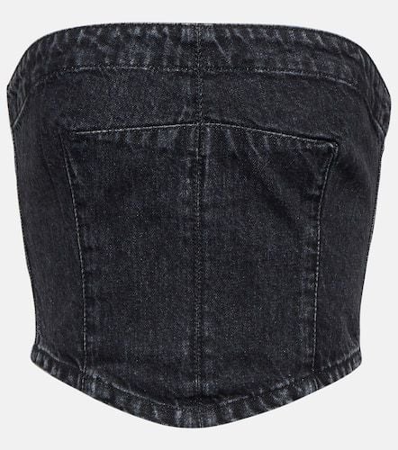 Stella McCartney Denim bustier top - Stella McCartney - Modalova