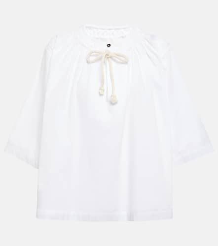 Jil Sander Pleated cotton top - Jil Sander - Modalova