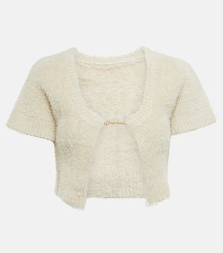 La Maille Neve logo cropped cardigan - Jacquemus - Modalova