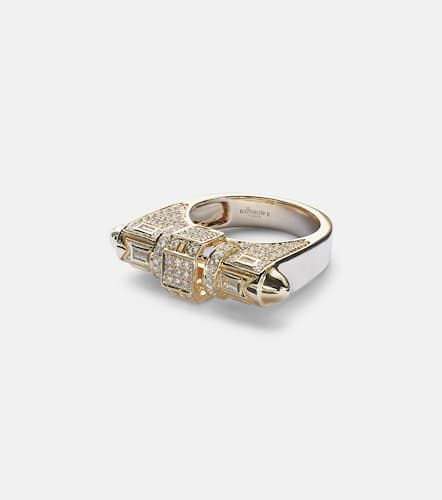 Majesty 14kt ring with diamonds - Rainbow K - Modalova