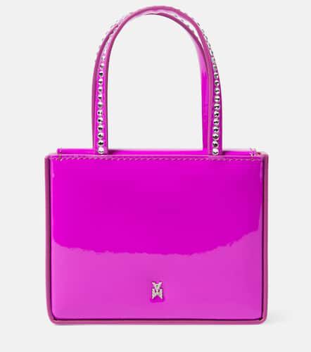 Super Amini Gilda Mini patent leather tote bag - Amina Muaddi - Modalova