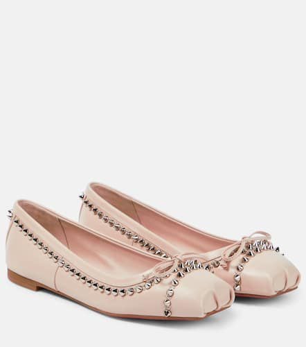 Mamadrague Spikes leather ballet flats - Christian Louboutin - Modalova