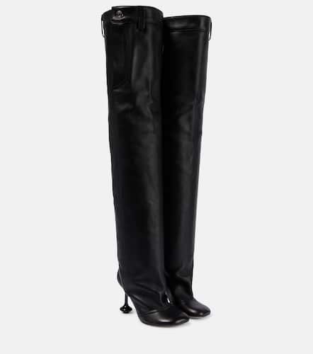 Toy leather over-the-knee boots - Loewe - Modalova