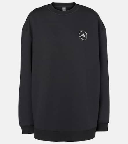 Oversized cotton-blend fleece sweatshirt - Adidas by Stella McCartney - Modalova