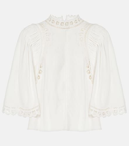 Enoha broderie anglaise crÃªpe blouse - Marant Etoile - Modalova