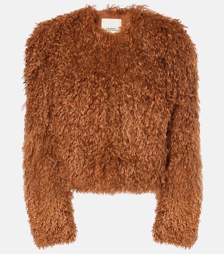 Faustine cropped faux-shearling jacket - Isabel Marant - Modalova