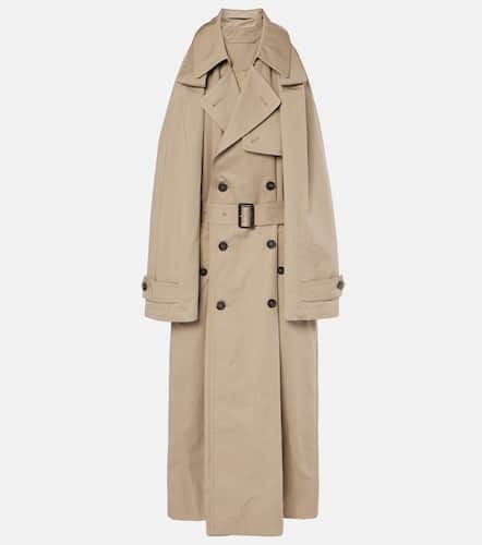 Suspended Trench cotton twill midi dress - Balenciaga - Modalova