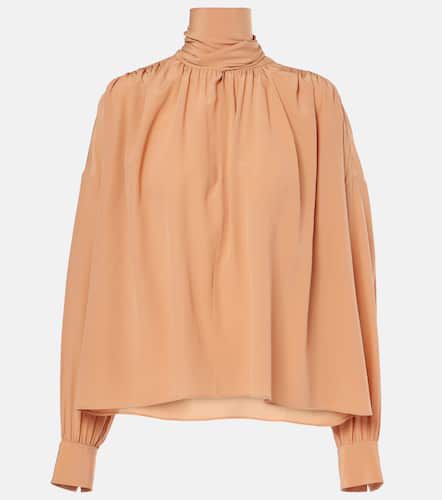 Chloé Blusa in georgette di seta - Chloe - Modalova