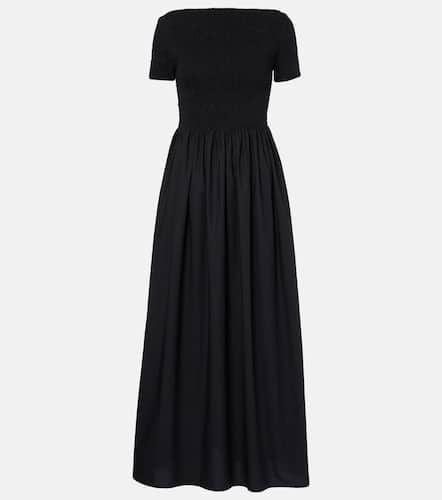 Shirred off-shoulder cotton maxi dress - Faithfull - Modalova