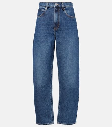 Low Slung mid-rise barrel-leg jeans - Frame - Modalova