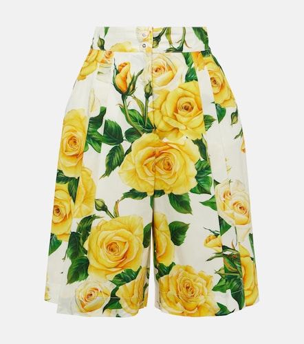 Bermudas de algodón florales - Dolce&Gabbana - Modalova