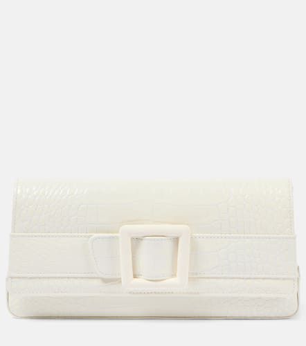 Maygot snake-effect leather clutch - Manolo Blahnik - Modalova