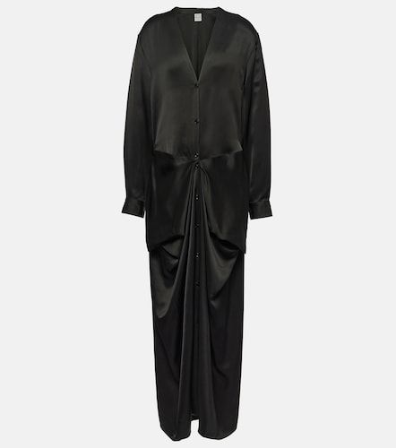 Toteme Abito lungo in satin - Toteme - Modalova