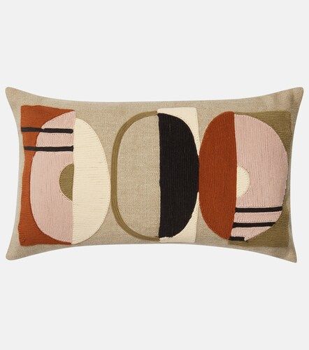 Cuscino in lino ricamato - Jonathan Adler - Modalova