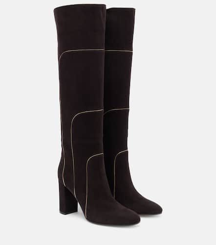 Stiefel 85 aus Veloursleder - Gianvito Rossi - Modalova