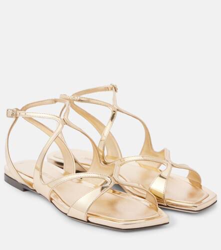 Ayla 110 metallic leather sandals - Jimmy Choo - Modalova