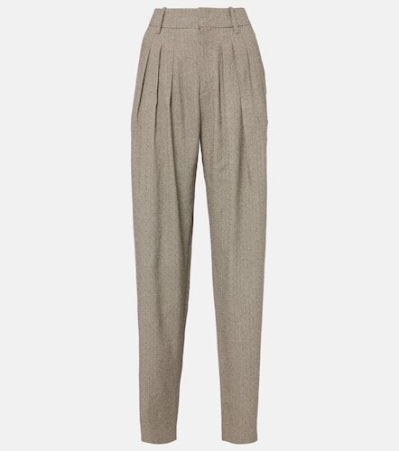 Iwena cotton-blend tapered pants - Isabel Marant - Modalova