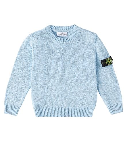 Compass cotton sweater - Stone Island Junior - Modalova