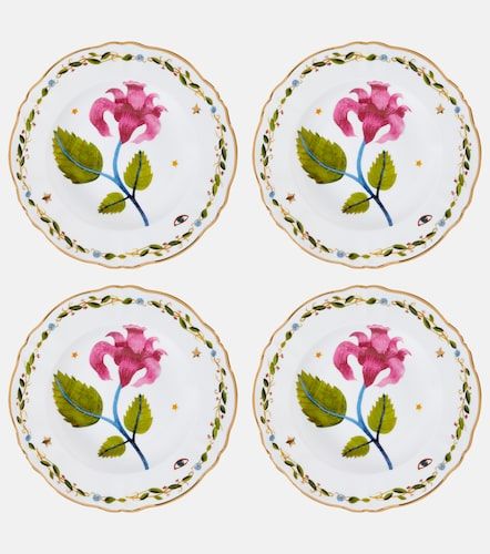 Set de 4 platos hondos Fabula Profumo de porcelana - Bitossi - Modalova