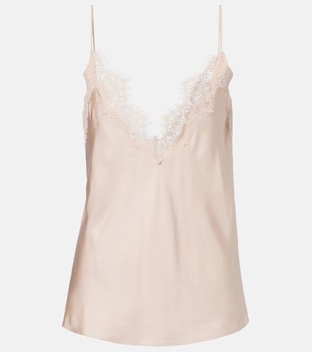 Róhe Top de seda con encaje - Rohe - Modalova
