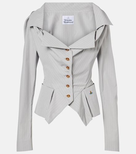 Camicia Monday in cotone a righe - Vivienne Westwood - Modalova