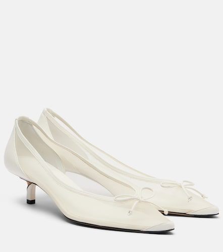 Tourni leather-trimmed mesh pumps - Jacquemus - Modalova