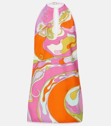 Orchidee cotton-blend terry minidress - Pucci - Modalova