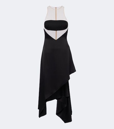 Midikleid mit Mesh-Einsätzen - David Koma - Modalova