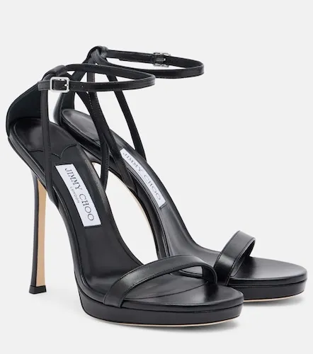 Moza leather platform sandals - Jimmy Choo - Modalova