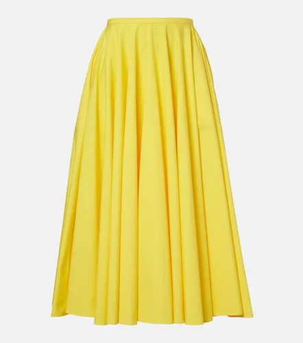 Falda midi de algodón plisada - Givenchy - Modalova