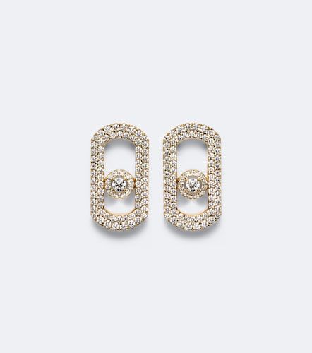 Pendientes So Move de oro de 18 ct con diamantes - Messika - Modalova