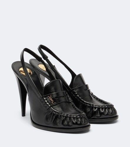 Slingback-Pumps Le Loafer aus Leder - Saint Laurent - Modalova