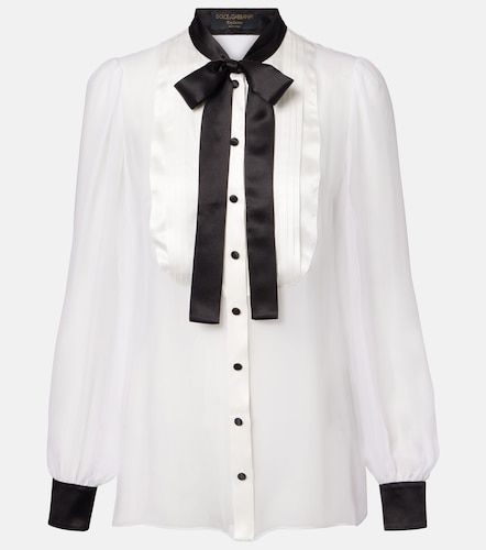 Schluppenbluse aus Seide - Dolce&Gabbana - Modalova