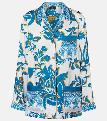 Etro Printed crepe-de-chine blouse - Etro - Modalova