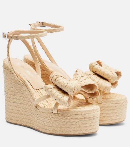 Le Cadeau raffia espadrille wedges - Mach & Mach - Modalova