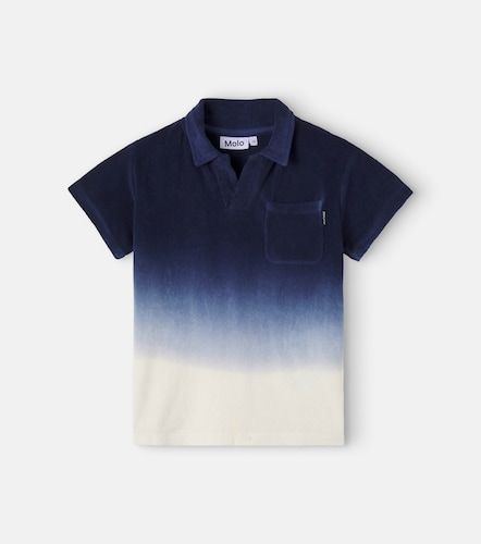 Polo Randel de rizo de algodón degradado - Molo - Modalova