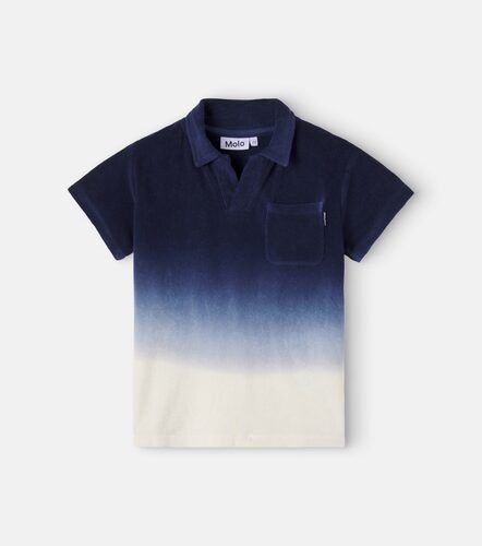 Polo Randel de rizo de algodón degradado - Molo - Modalova