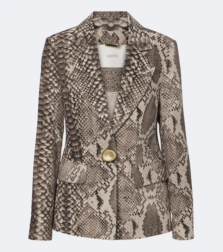 Blazer Birch de satén de sarga estampado - Joseph - Modalova