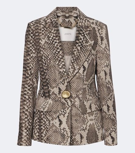 Blazer Birch de satén de sarga estampado - Joseph - Modalova