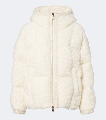 Cristallin wool-blend boucle down jacket - Moncler - Modalova