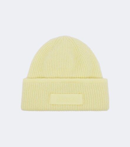 Logo alpaca and wool-blend beanie - Jacquemus - Modalova
