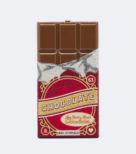Candy Bar Milk Chocolate embellished clutch - Judith Leiber Couture - Modalova
