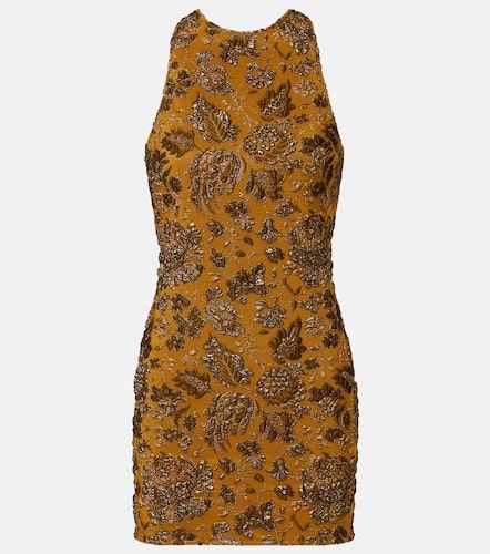 Floral brocade minidress - Saint Laurent - Modalova