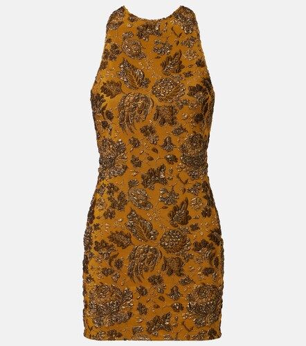 Saint Laurent Minikleid aus Brokat - Saint Laurent - Modalova