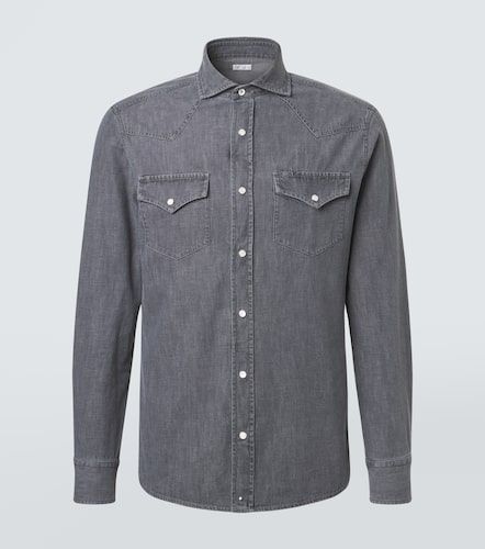 Brunello Cucinelli Camisa de denim - Brunello Cucinelli - Modalova
