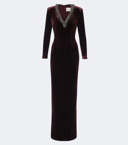Abito lungo in velluto - Roland Mouret - Modalova