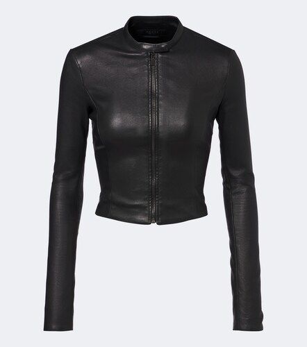 Gucci Cropped leather jacket - Gucci - Modalova