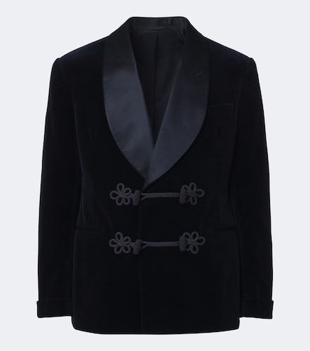 Chaqueta de esmoquin de terciopelo de algodón - Ralph Lauren Purple Label - Modalova