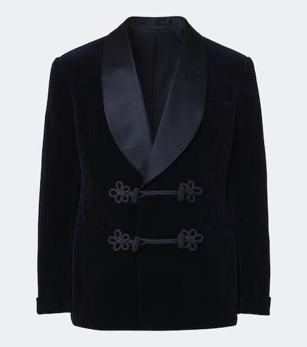 Chaqueta de esmoquin de terciopelo de algodón - Ralph Lauren Purple Label - Modalova